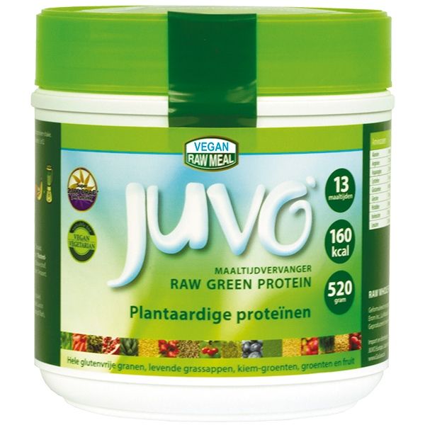 Juvo raw green protein juvo proteinenen maaltijdvervanger afbeelding